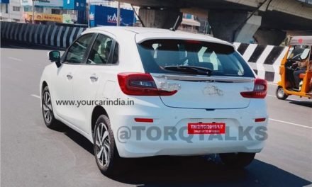 New Toyota Glanza ready for the launch- Spied