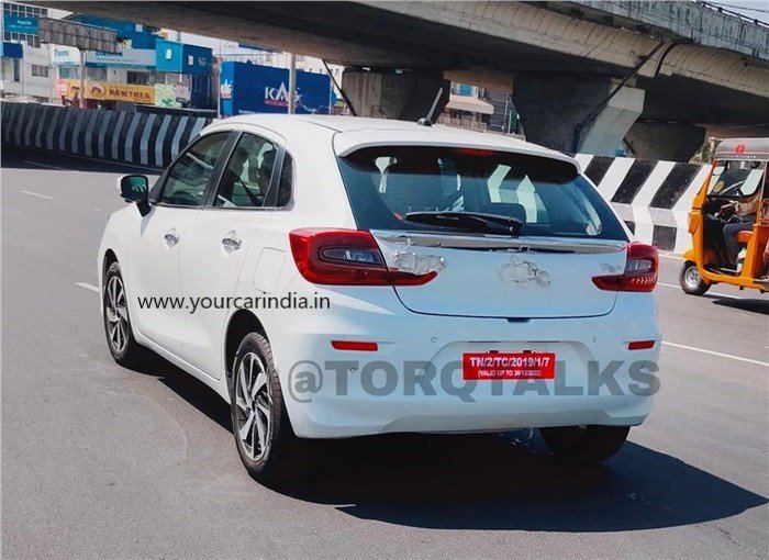 New Toyota Glanza ready for the launch- Spied