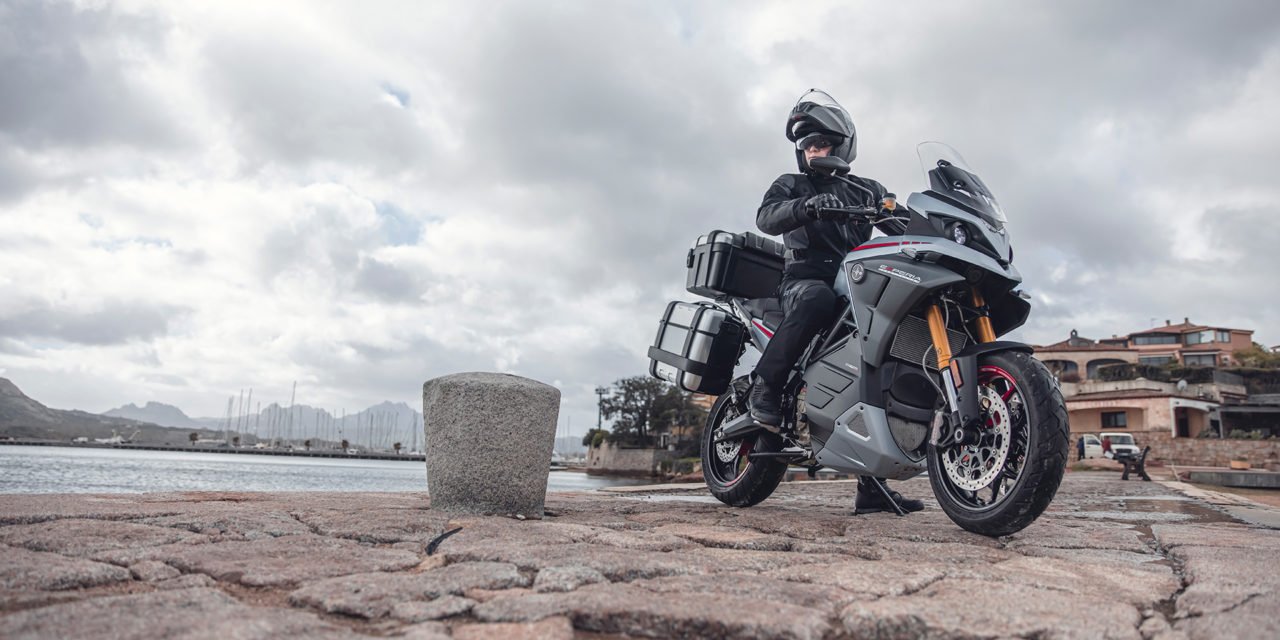 Italian Brand- Energica Experia is world’s first all-electric sports touring motorcycle.